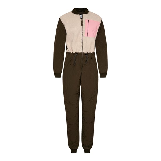 Ana Quilt Jumpsuit in Army - Image 1