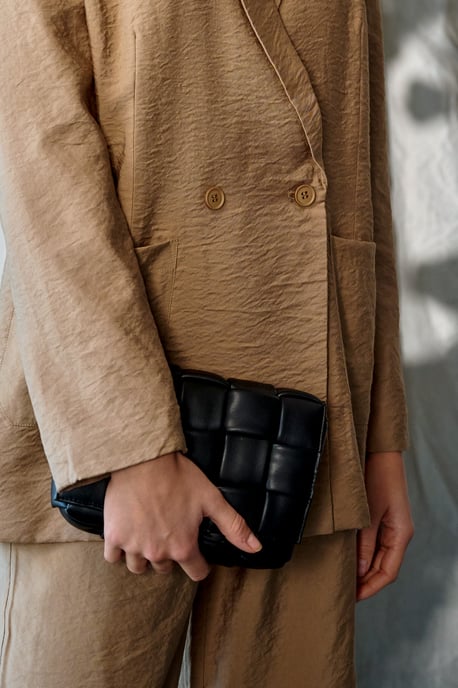 Paola Oversize Blazer in Camel - Image 4