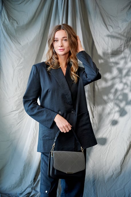 Paola Oversize Blazer in Zwart - Image 5