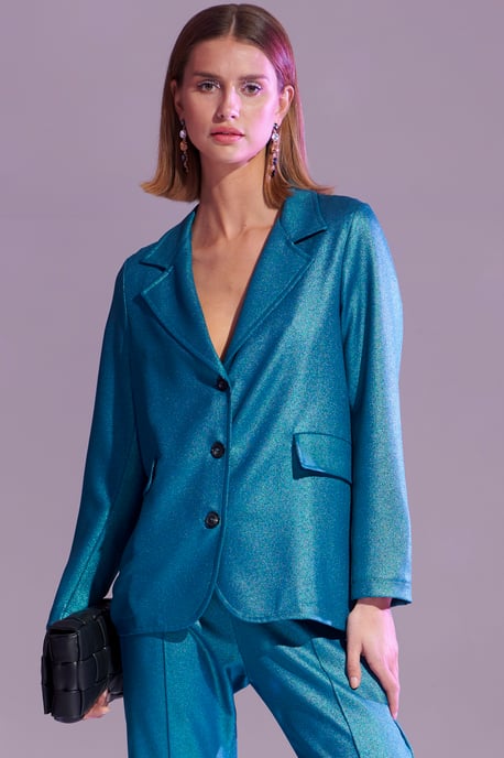 Tina Blazer in Blue - Image 3