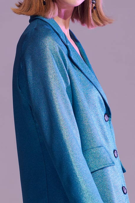 Tina Blazer in Blue - Image 4