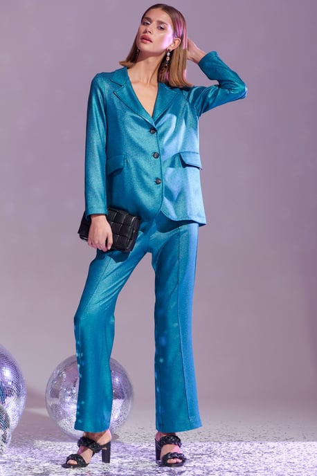 Tina Blazer in Blue - Image 5