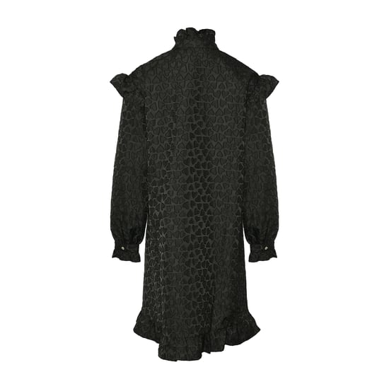 Reno Ruby Ruffle-jurk in zwart - Image 2