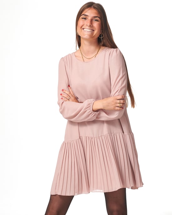 Dagmar Lurex-jurk in roze - Image 3