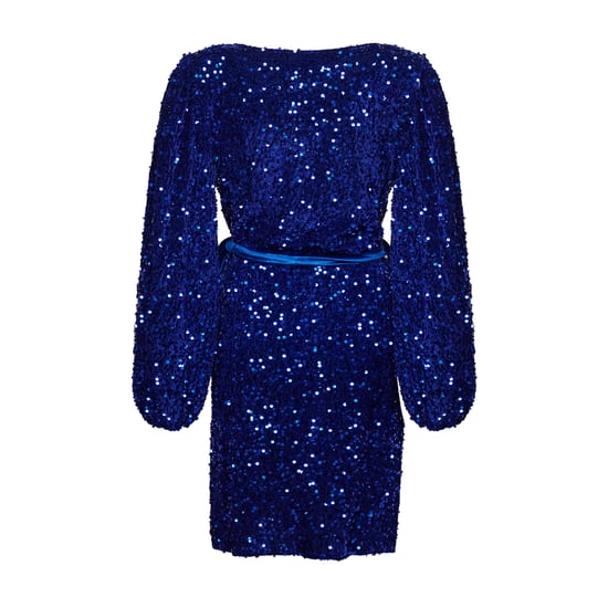 Teagan wikkeljurk in marineblauw/blauw - Image 2