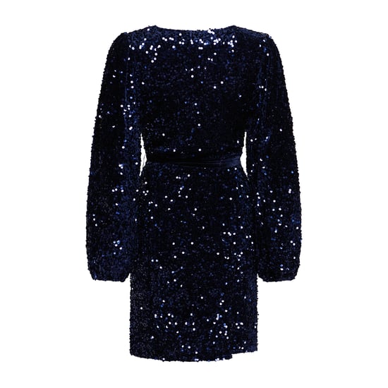 Teagan wikkeljurk in blauw - Image 2