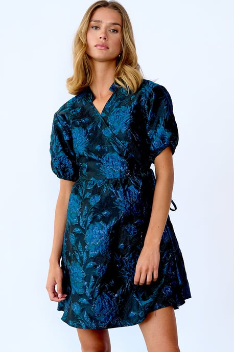 Kai Aya wikkeljurk in blauw - Image 4