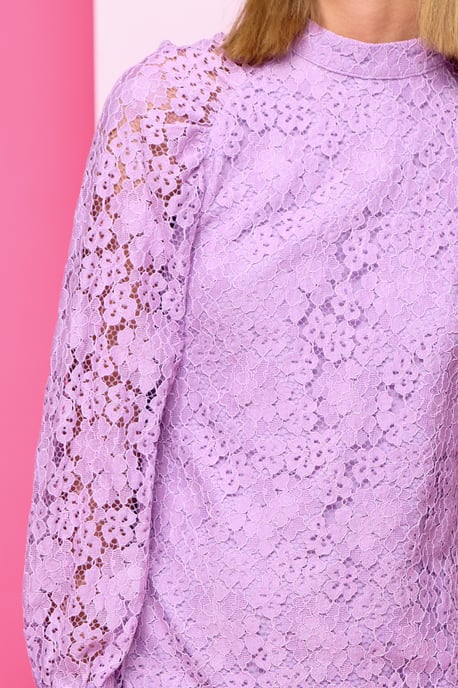 Karen korte jurk in lila - Image 3