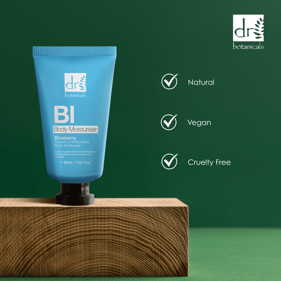 Dr Botanicals Blauwe Bes Superfood Antioxidant Lichaamsbevochtiger 30ml - Image 4