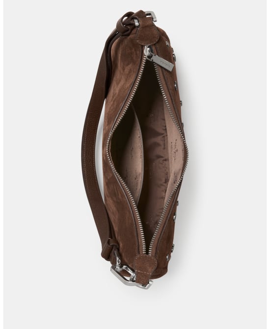 Kayla Suede Studs Large Shoulder Bag - Image 3