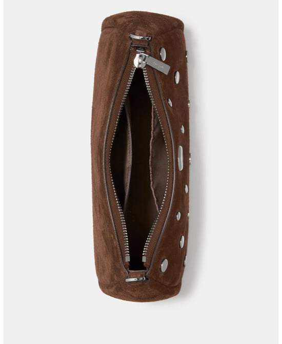 Kayla Suede Studs Small Convertible Shoulder Bag - Image 4