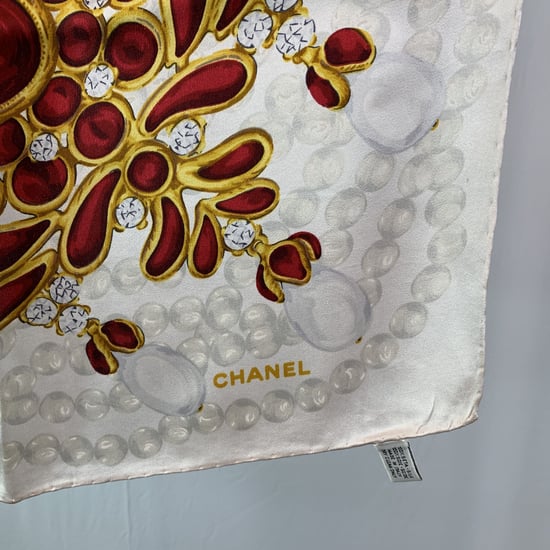 Chanel Vintage Silk Scarf - Image 5