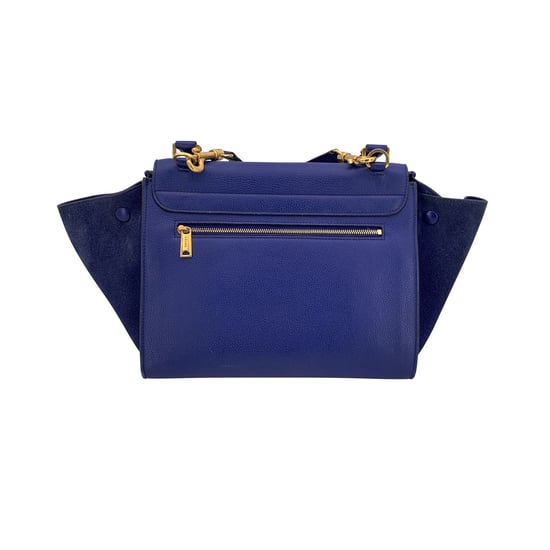 Celine Leather Handbag Trapeze - Image 3