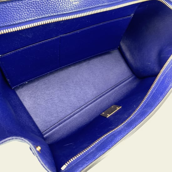 Celine Leather Handbag Trapeze - Image 4