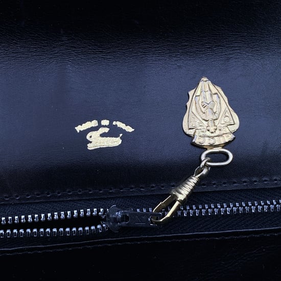 Gucci Vintage Leren Schoudertas - Image 5