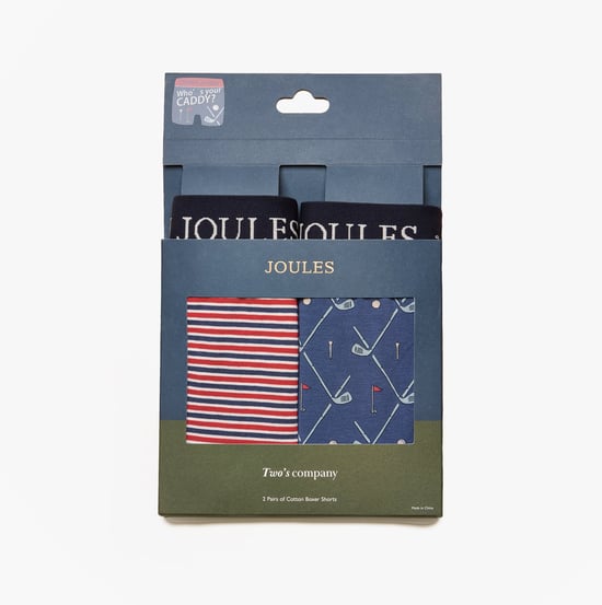 Joules Joules Crown Joules Mens Boxer Shorts Red/blue - Image 1