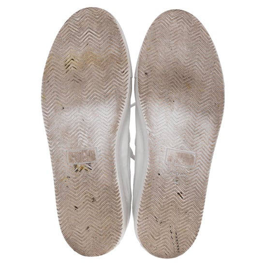 Common Projects Achilles Super Mesh-Trimmed Sneakers in Witte Leer - Image 5
