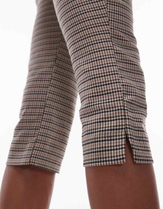 Topshop – Bengalinrutiga capribyxor i heritage-modell med flerfärgade rutmönster - Image 2