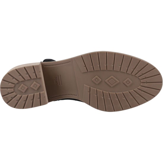 TOMS Hailey Buckle Lederen Zwarte Dames Enkellaarzen met Hak - Image 3