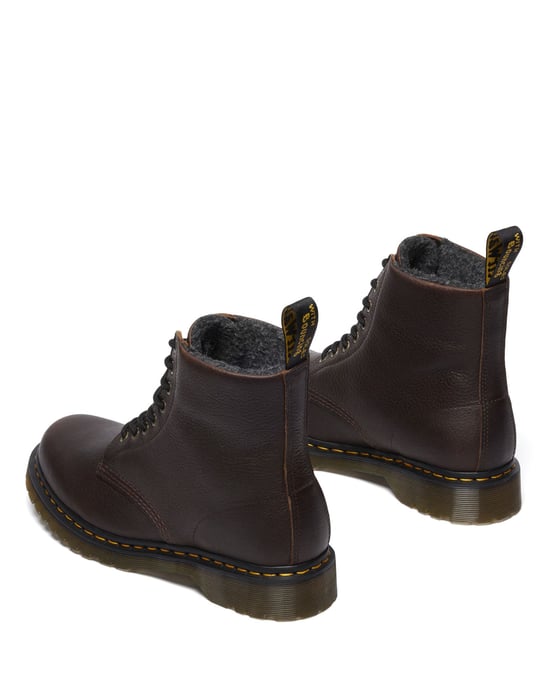 Dr. Martens 1460 Pascal Warm Lined 8 Eye Leren Bruine Laarzen - Image 5