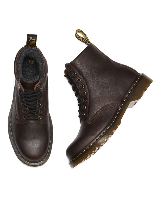 Dr. Martens 1460 Pascal Warm Lined 8 Eye Leren Bruine Laarzen - Image 6