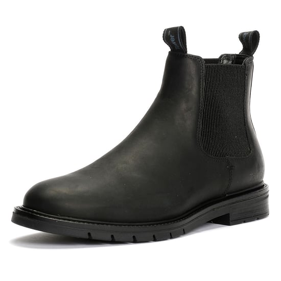 Tower London Harbour Leather Men's Black Chelsea Boots - Image 3