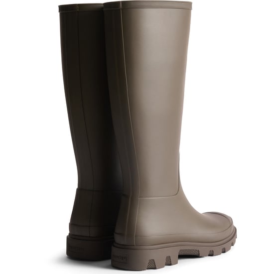 Hunter Downpour Tall Boot Rubber Women's Chocolate Brown Wellington Boots - Image 2