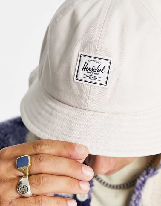 Herschel Supply Co, Henderson bucket hat i månskensfärgad - Image 4