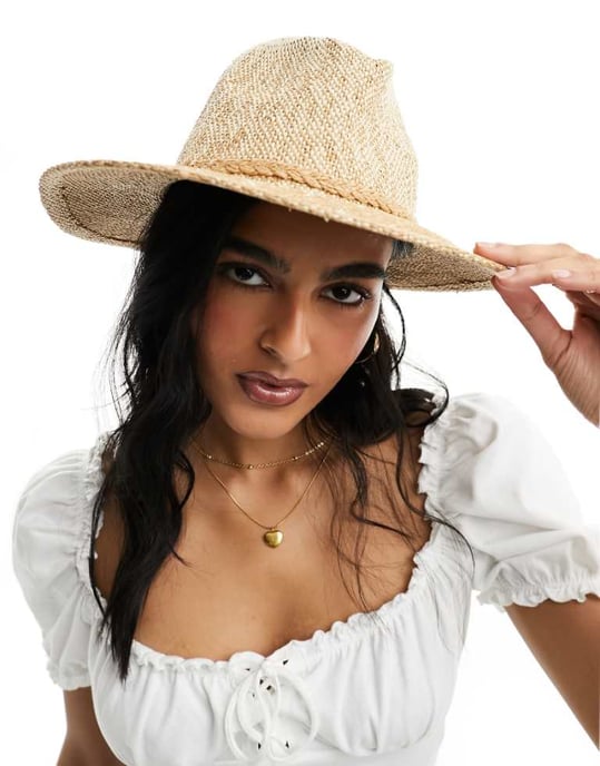 Accessorize fedorahatt i strå - Image 1
