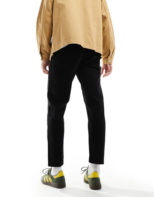 ASOS DESIGN no fade black tapered fit jeans - Image 3
