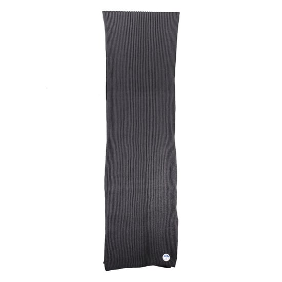 Ribbed Knit Scarf Dark Grey - Image 2