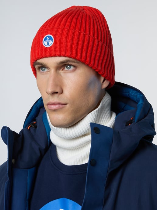 North Sails Beanie Wide-rib knit with logo patch - Image 3