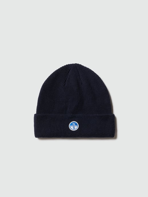 North Sails Beanie Micro-rib knit with logo patch - Image 2