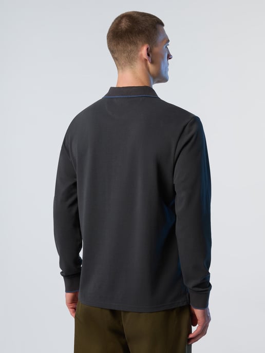 North Sails Polo Shirt Lange mouwen met kraagprint - Image 2