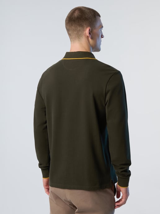 North Sails Polo shirt Long-sleeved with logo collar - Image 2