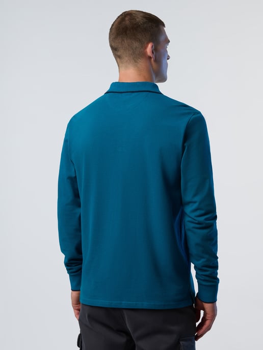 North Sails Polo shirt Long-sleeved with logo collar - Image 2