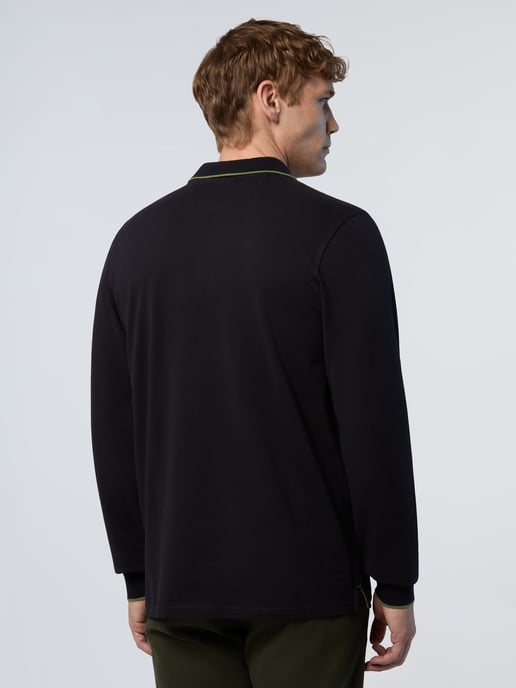 North Sails Polo shirt Long-sleeved with logo collar - Image 2