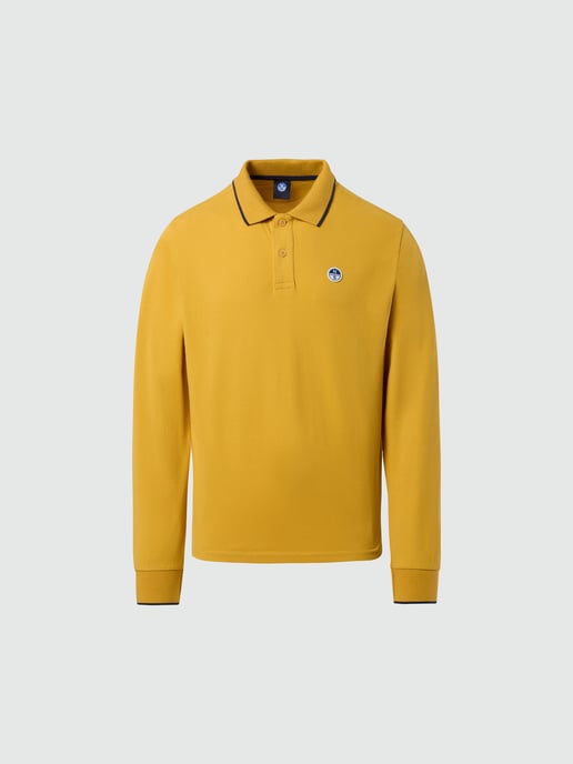 North Sails Polo shirt Long-sleeved with logo collar - Image 3