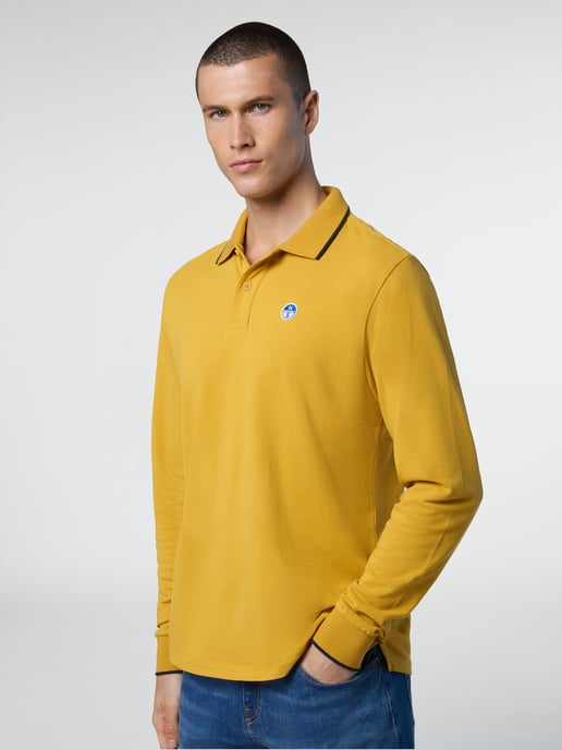 North Sails Polo shirt Long-sleeved with logo collar - Image 4