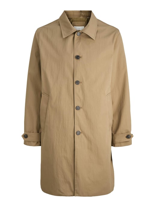 Jack & Jones Men’s Collared Coat Button Front Smart Casual Jacke - Image 2