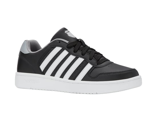 K-Swiss Mens Court Palisades Black/White/Ultimate Grey/Oyster Mushroom - Image 1