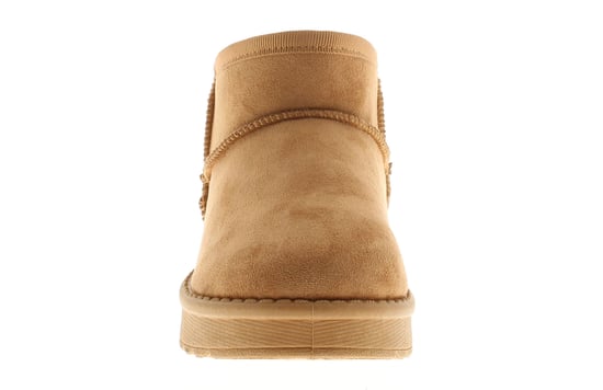 Miss Riot Girls Boots Ankle Squeal Faux Fur Lining tan - Image 3
