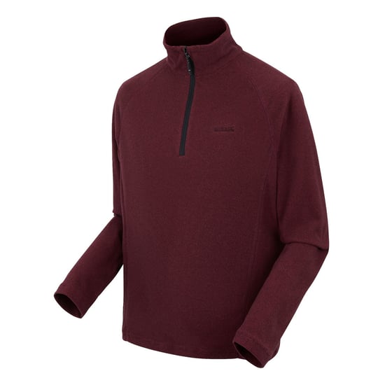 Regatta Great Outdoors - Heren Montes Fleece Sweater met Trechter Nek (Donker kastanjebruin/zwart) - Image 3