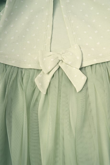 Mock Cardigan Dress - Image 2