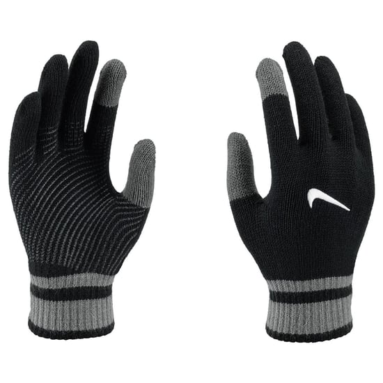 Nike Mens Y Gripped Knitted Gloves (Black) - Image 1