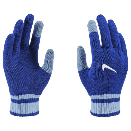 Nike Mens Y Gripped Knitted Gloves (Blue) - Image 1