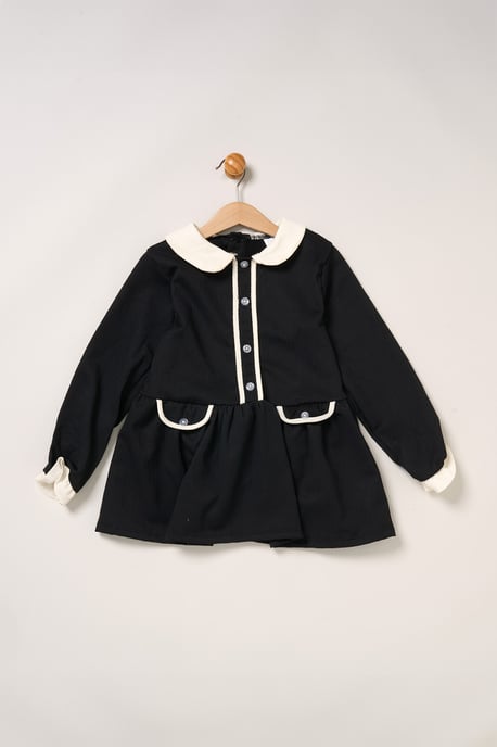 Fur Jacket and Dress Outfit Set - Image 2