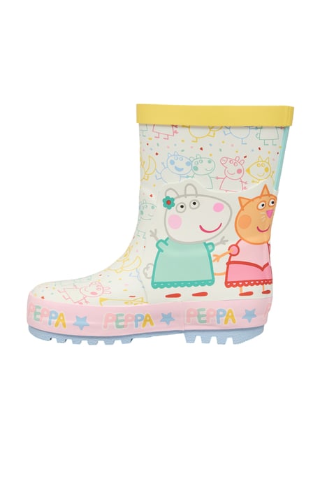 Peppa Pig Girls Wellies Infants Peppa Pig Flare Pull On white - Image 2