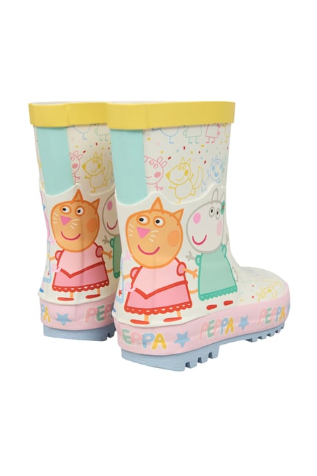 Peppa Pig Girls Wellies Infants Peppa Pig Flare Pull On white - Image 4