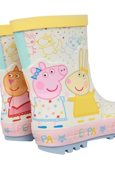 Peppa Pig Girls Wellies Infants Peppa Pig Flare Pull On white - Image 5